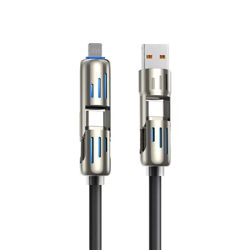 4-in-1 Fast Charging Multifunctional Cable – 240W High-Speed Line