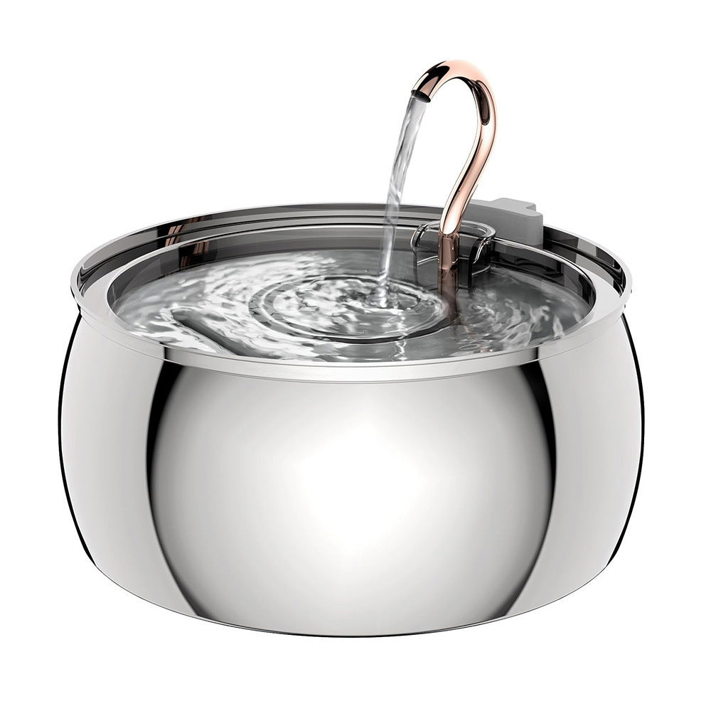 Stainless Steel Pet Water Feeder – 4L Automatic Fountain with filter system