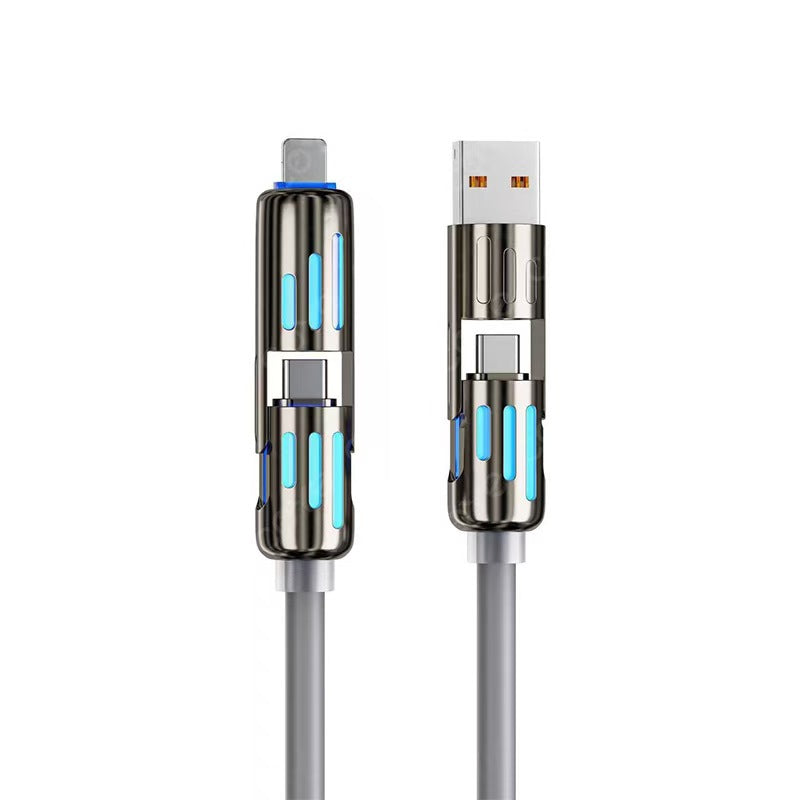 4-in-1 Fast Charging Multifunctional Cable – 240W High-Speed Line