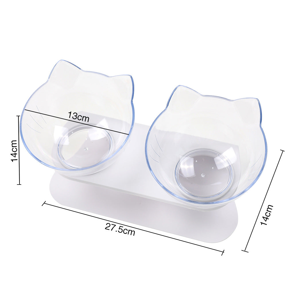 Elevated Pet Bowl - Non-Slip Feeding & Drinking Bowl for Cats & Dogs