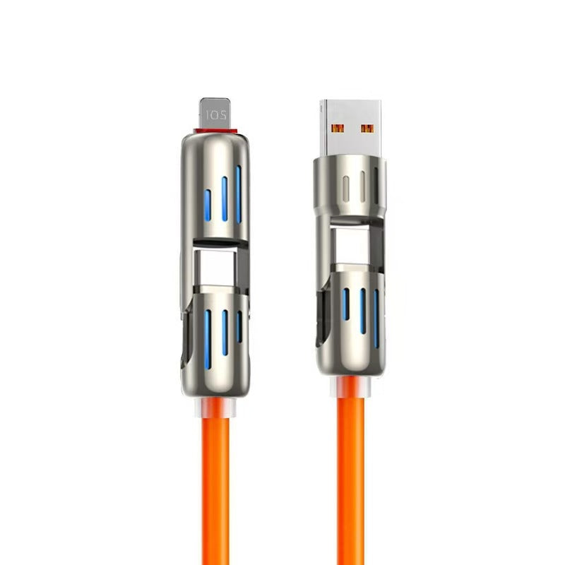 4-in-1 Fast Charging Multifunctional Cable – 240W High-Speed Line