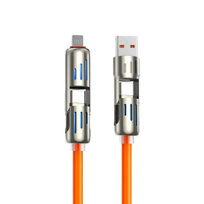 4-in-1 Fast Charging Multifunctional Cable – 240W High-Speed Line