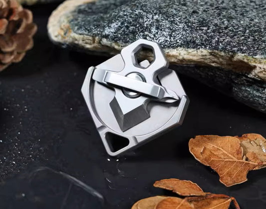 Titanium EDC Multi-Tool - Screwdriver, Wrench, Cool Pendant