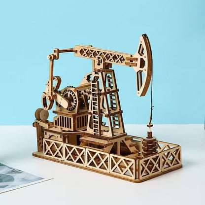 Oil Derrick 3D Wooden Puzzle