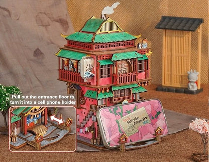 Onsen Saga DIY Miniature House Kit | Japanese Bathhouse