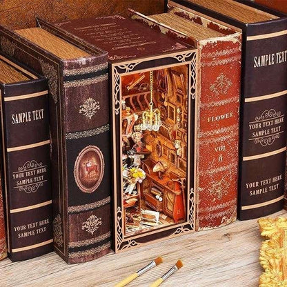 Painter's Day at Dusk DIY Book Nook Kit | Art Nouveau Inspired