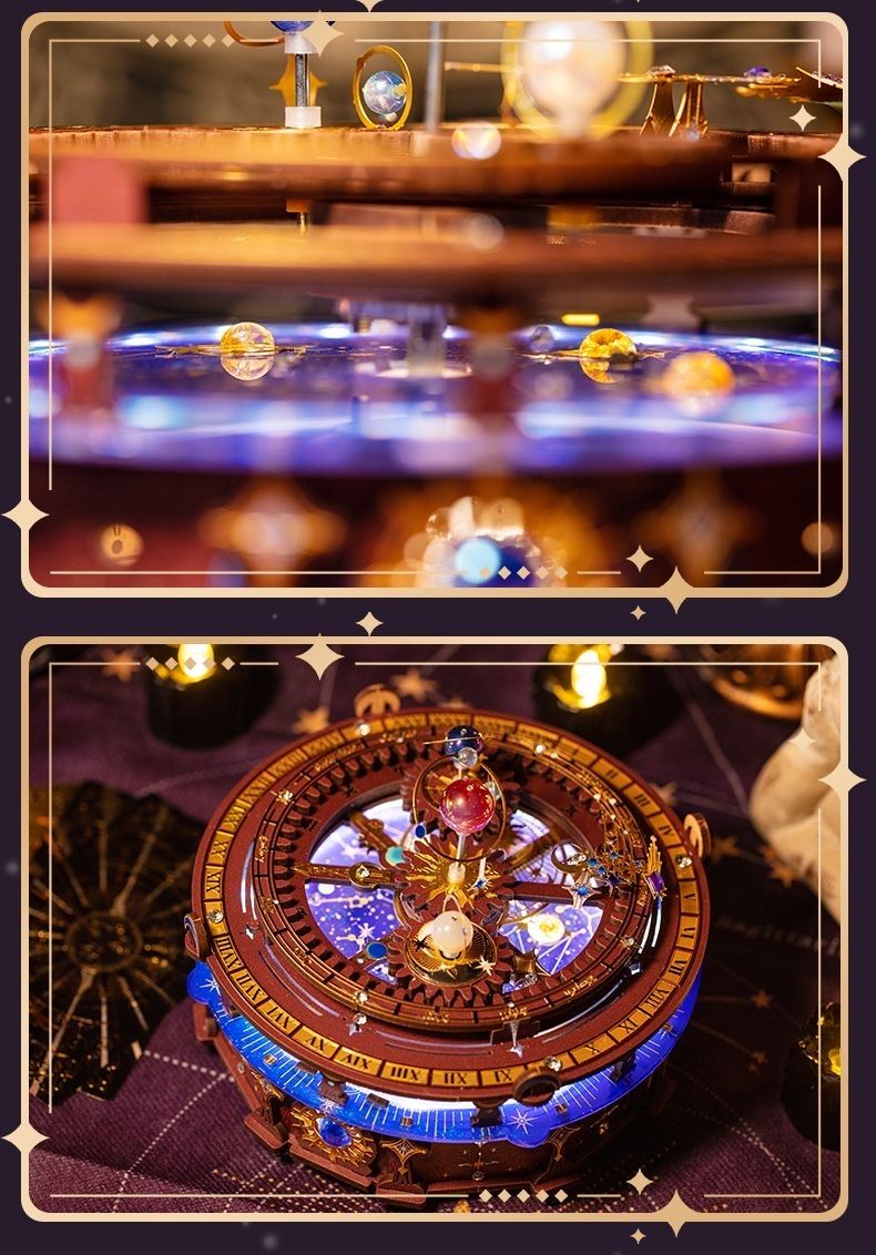 Planisphere DIY Music Box | Gear Motion