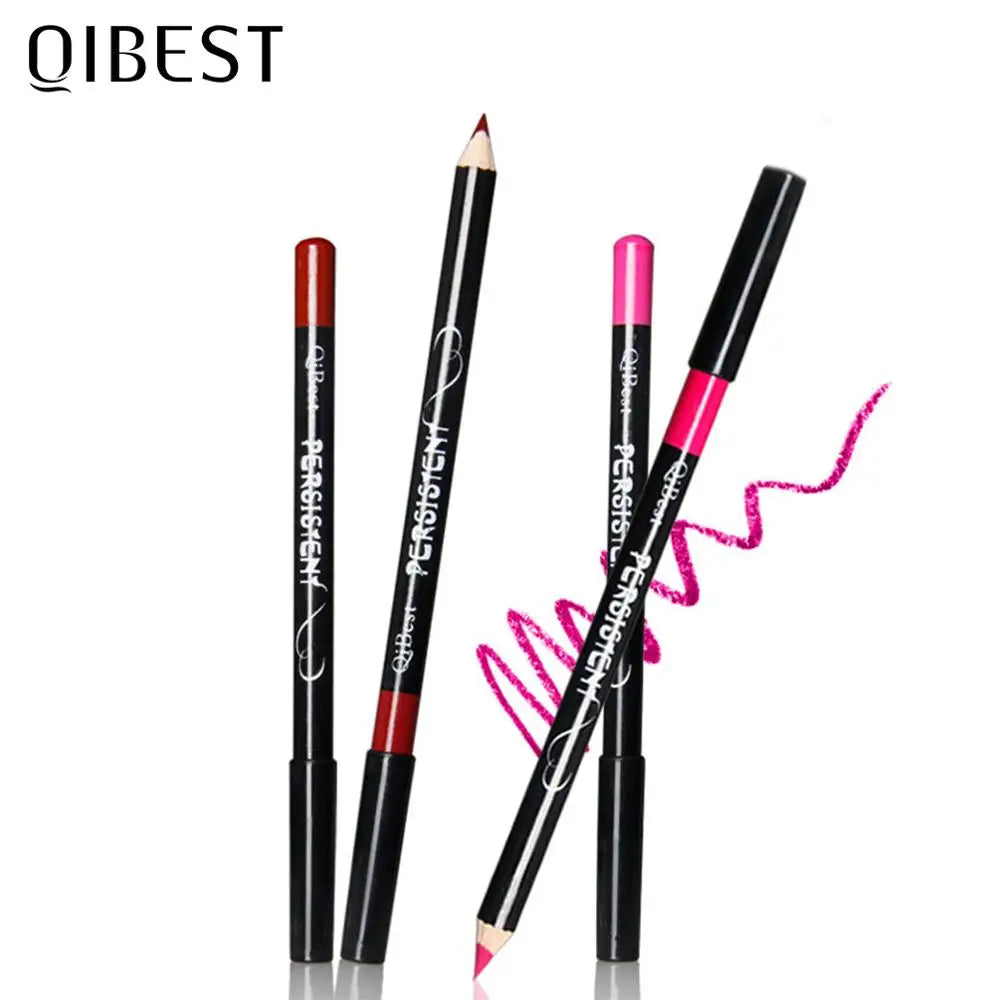 12PCs Pencil Waterproof Matte Lip Liners Set