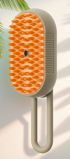 Pet Steam Spray Massage Comb – Hair Removal & Grooming Brush for Cats & Dogs