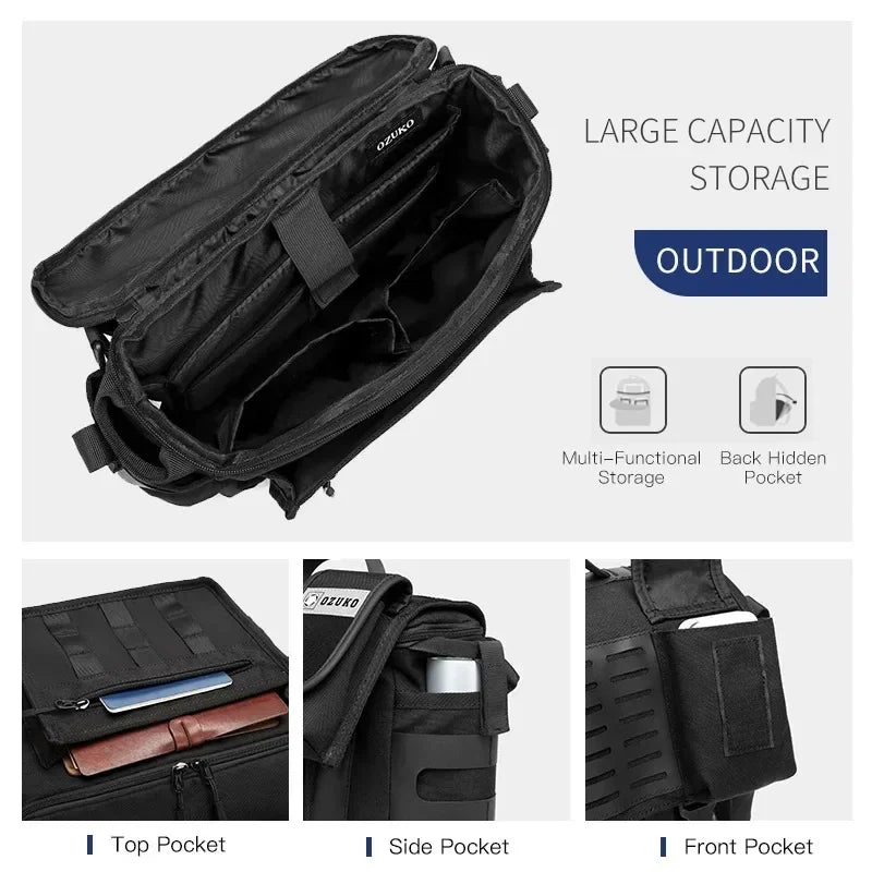 Waterproof Crossbody Messenger Large Capacity Shoulder Bag