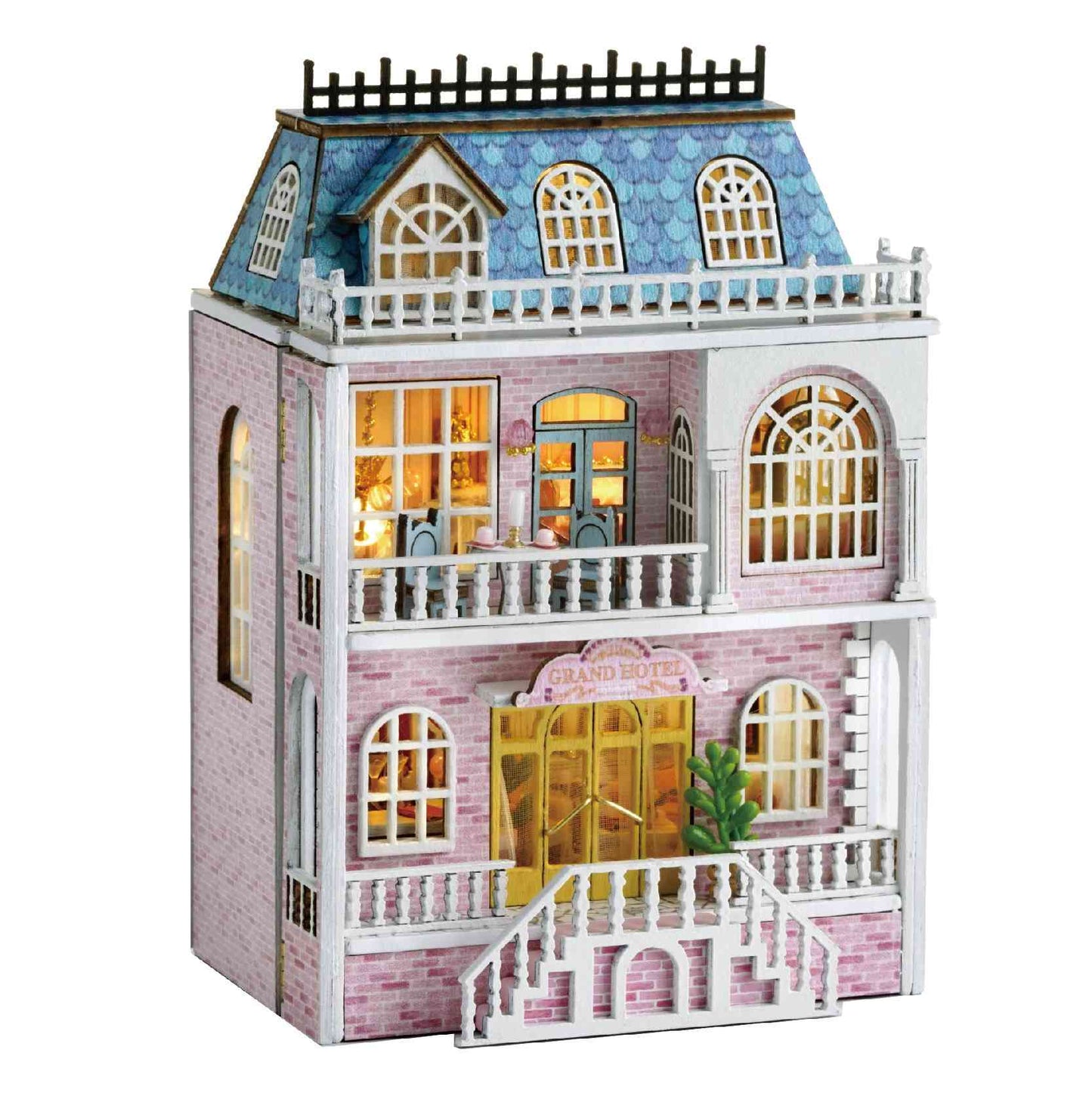 Romantic Castle DIY Miniature House Kit | Mini House