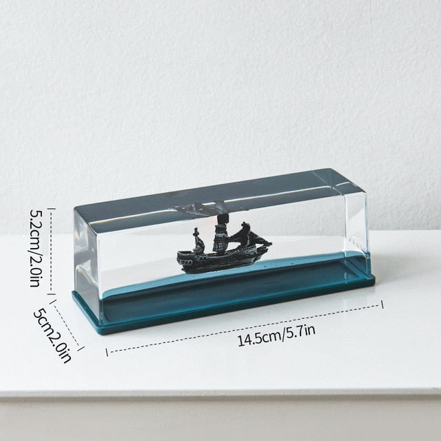 Cruise Ship Drift Glass Bottle