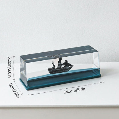 Cruise Ship Drift Glass Bottle