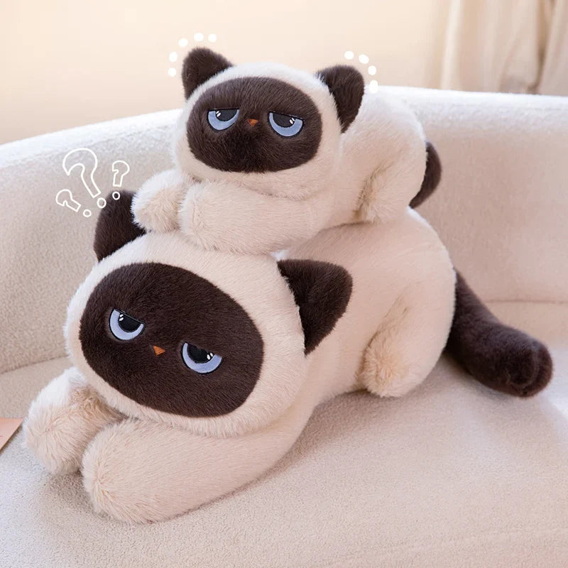 Momo the Long Kawaii Siamese Cat Plush
