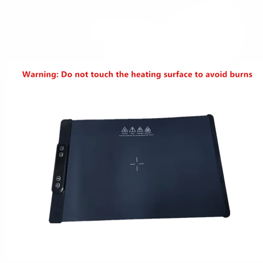 Electric Food Warming Tray - Foldable Heating Tray with Temp Control