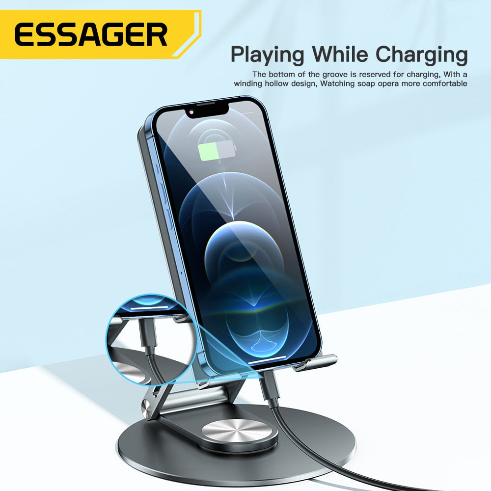 FlexMount 360 Rotatable Phone Holder Stand