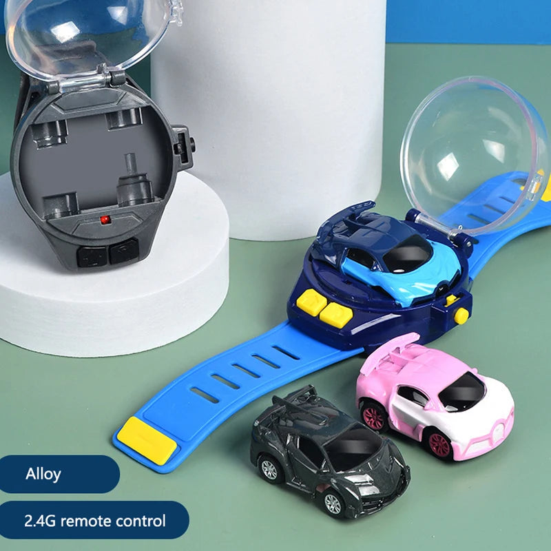 Toy Watch RC Car – Wearable Remote Control Electric 2.4G Alloy RC Car