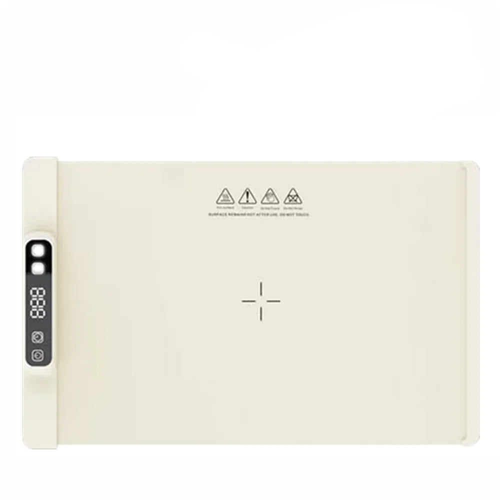 Electric Food Warming Tray - Foldable Heating Tray with Temp Control