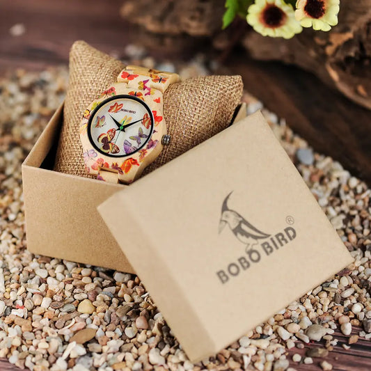 BOBO BIRD WL26 Strong Pine Wood Watches