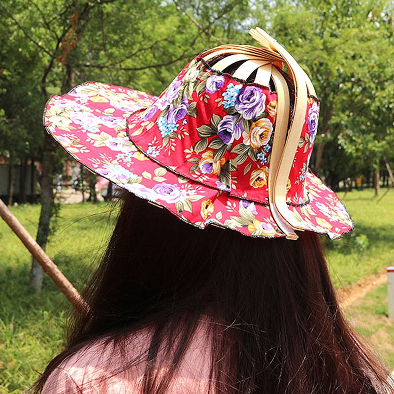 Folding Bamboo Hat