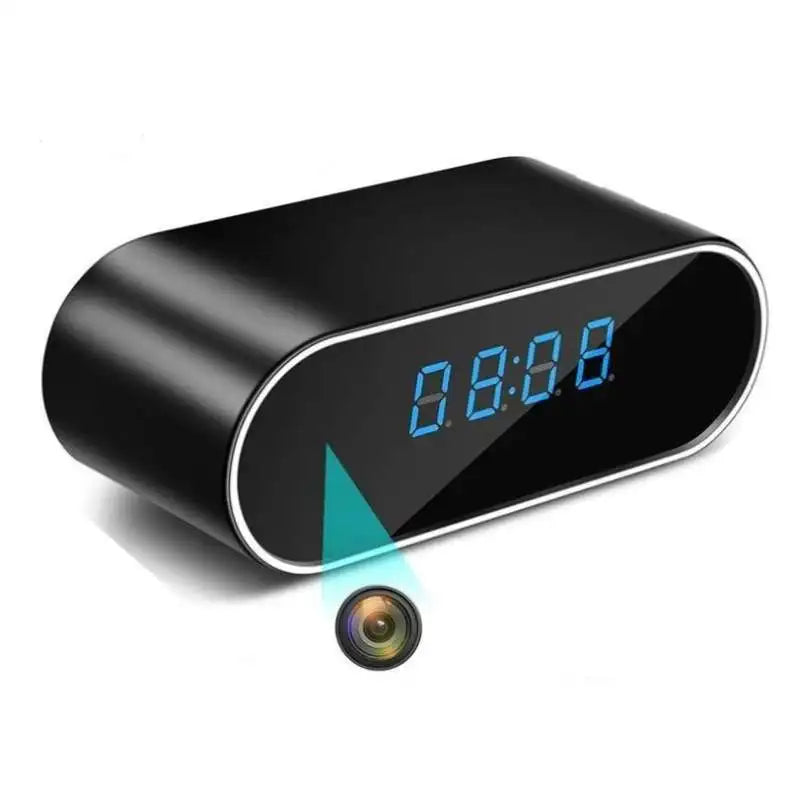  Bedside Clock Video Camera with Night Vision and WIFI Control Full HD 