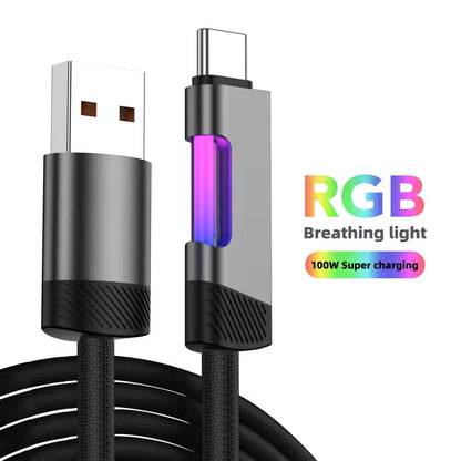 Fast Charging Cable With LED Breathing Light