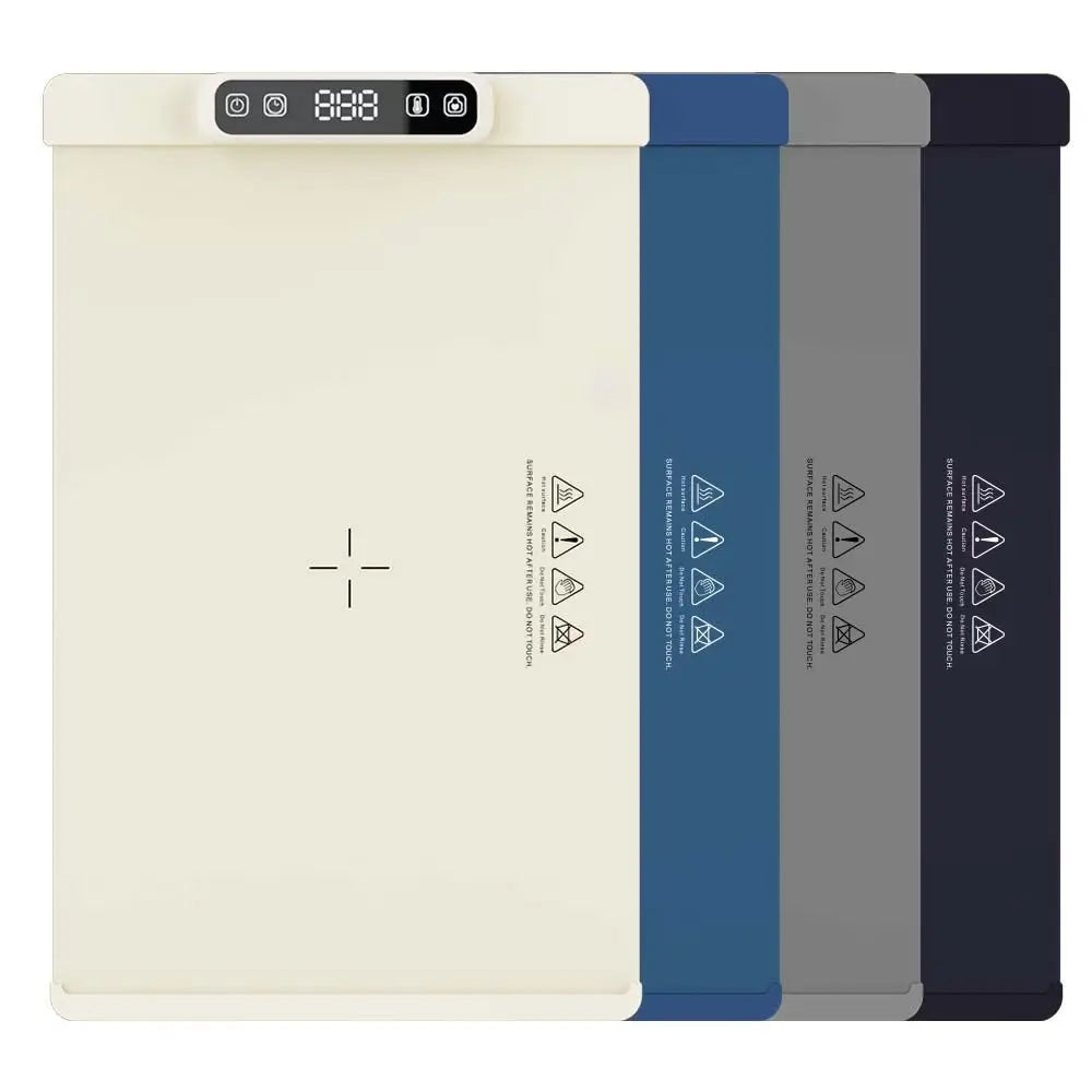 Electric Food Warming Tray - Foldable Heating Tray with Temp Control