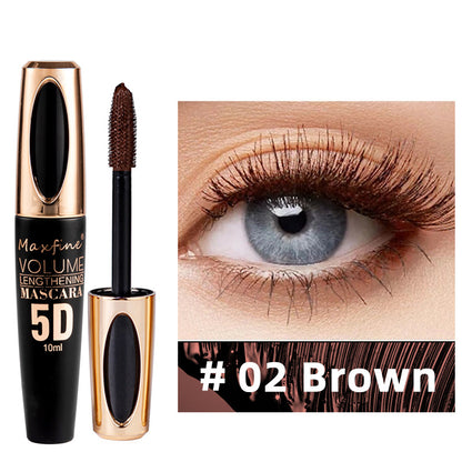 Waterproof Colorful 5D Mascara Quick Dry Long Eyelash Eyes Makeup Tools