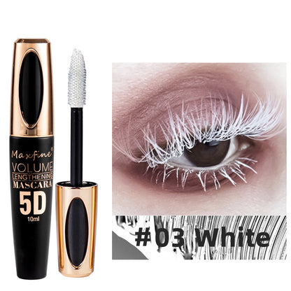 Waterproof Colorful 5D Mascara Quick Dry Long Eyelash Eyes Makeup Tools