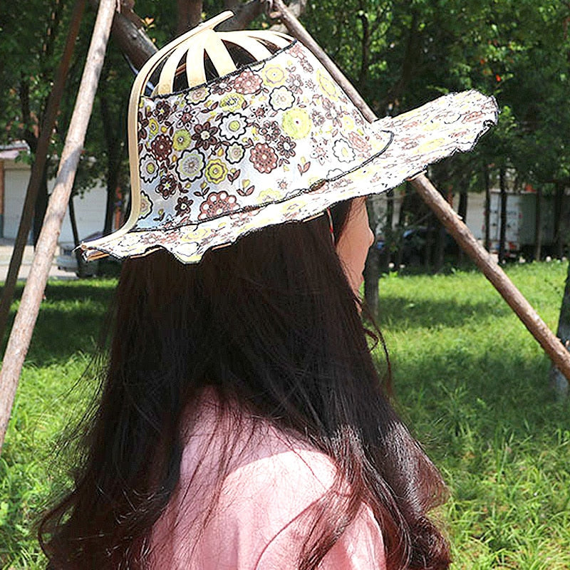 Folding Bamboo Hat