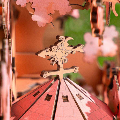 Sakura Tree House 3D Wooden Puzzle