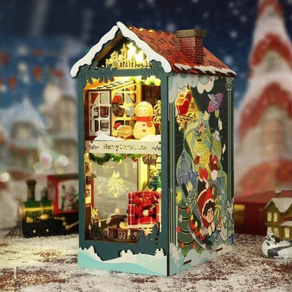 Santa's Christmas House DIY Book Nook Kit