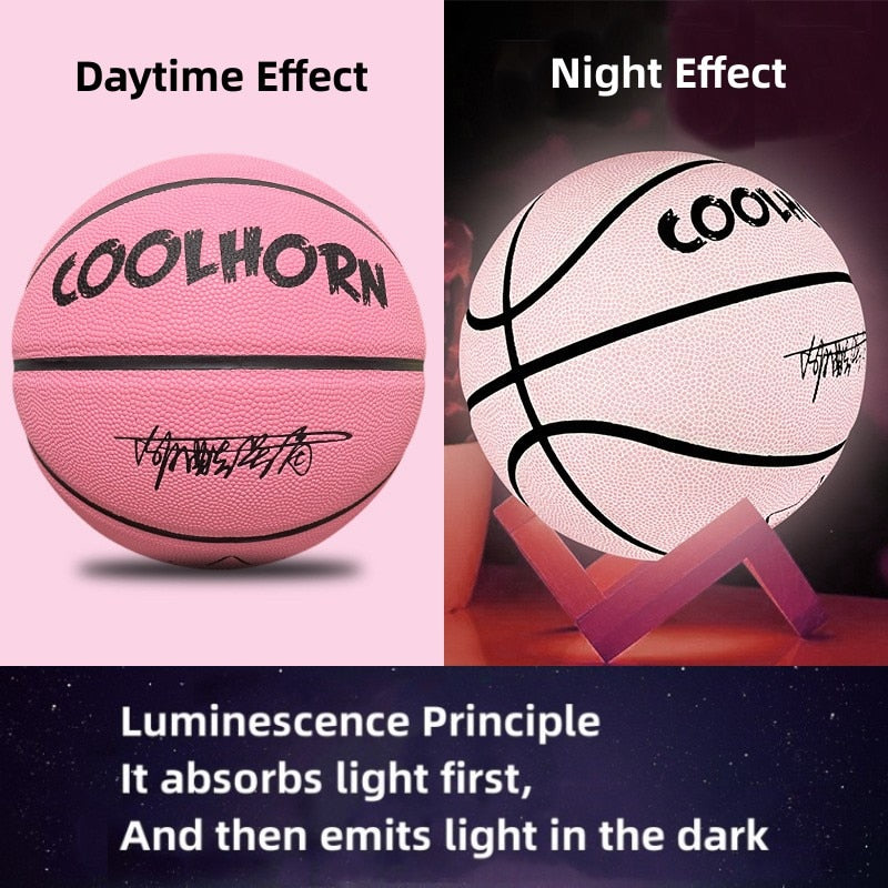 Glowing Basketball ball