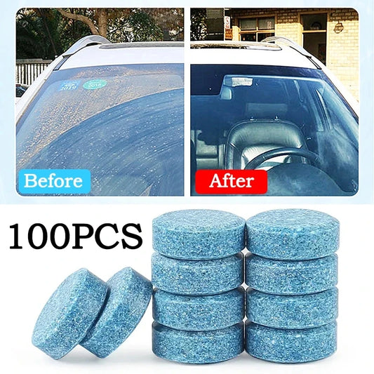 Easy Glass Cleaner Tablets Rinse Low Foam Eco Friendly Car Windshield Washer