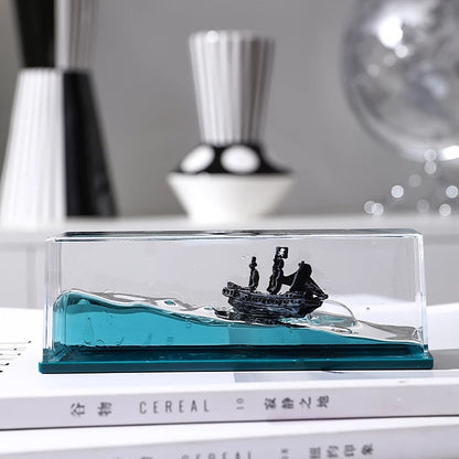 Cruise Ship Drift Glass Bottle
