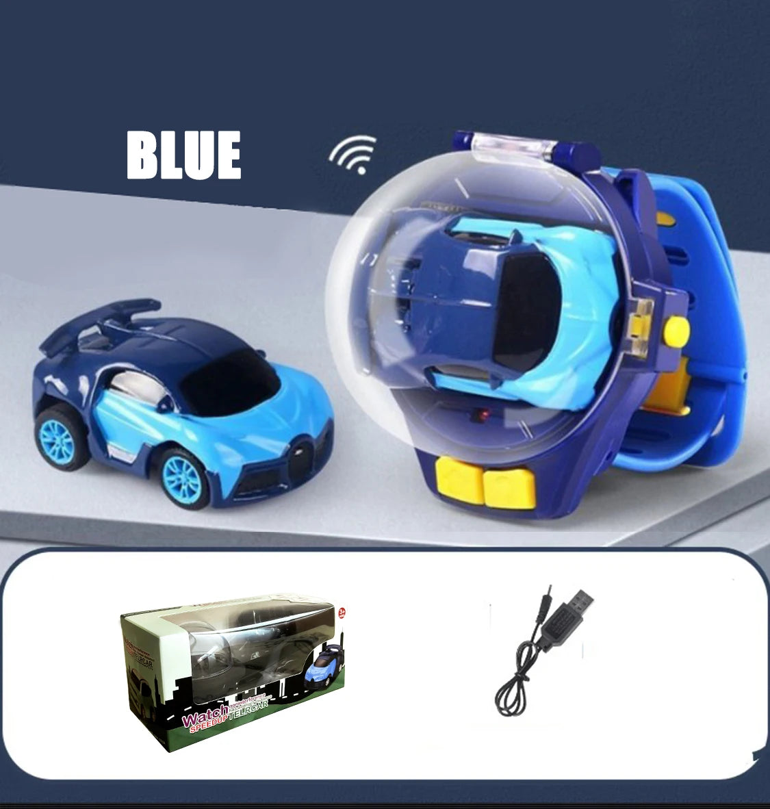 Toy Watch RC Car – Wearable Remote Control Electric 2.4G Alloy RC Car
