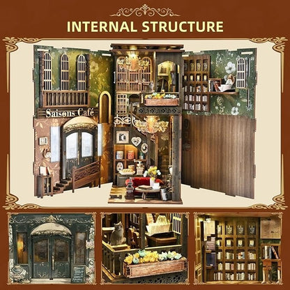 Seasons Café DIY Book Nook Kit