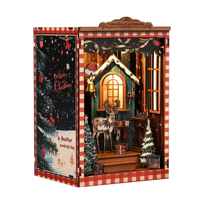 Santa’s Christmas Cottage DIY Book Nook Kit