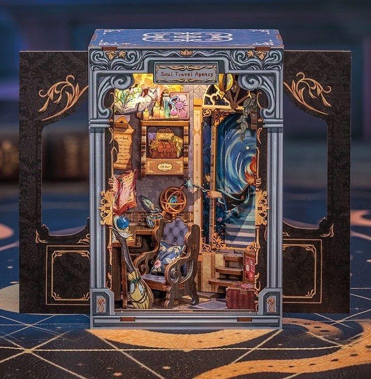 Soul Travel Agency DIY Book Nook Kit | Mini Magic Shop