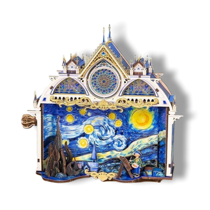 Starry Night 3D Metal Puzzles DIY Assembly Kit