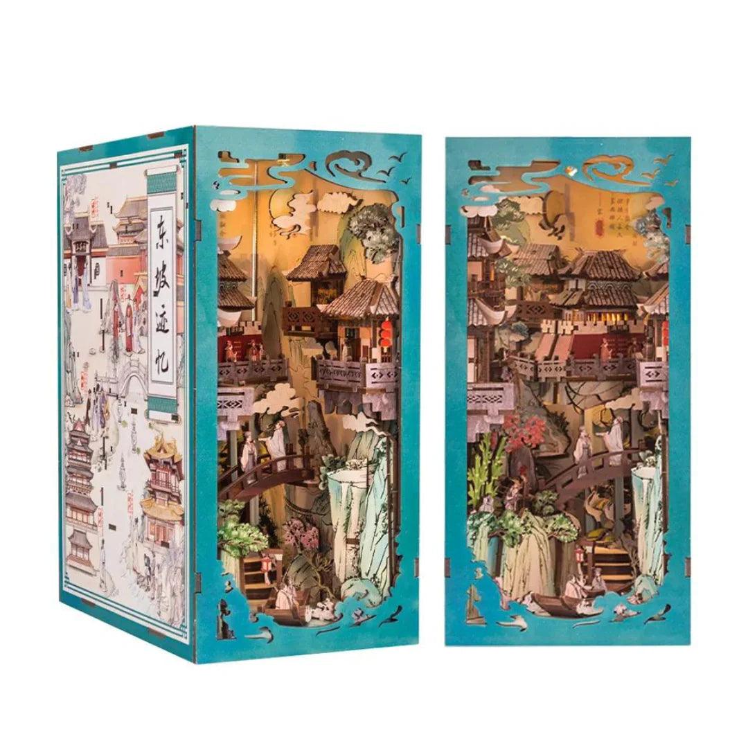 Su Dongpo's Life DIY Book Nook Kit | Bookshelf Inserts