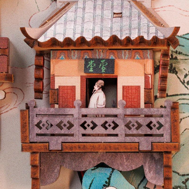 Su Dongpo's Life DIY Book Nook Kit | Bookshelf Inserts