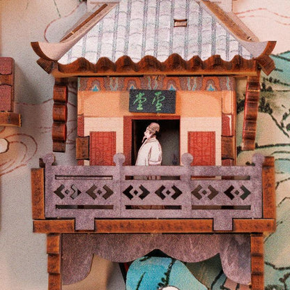 Su Dongpo's Life DIY Book Nook Kit | Bookshelf Inserts