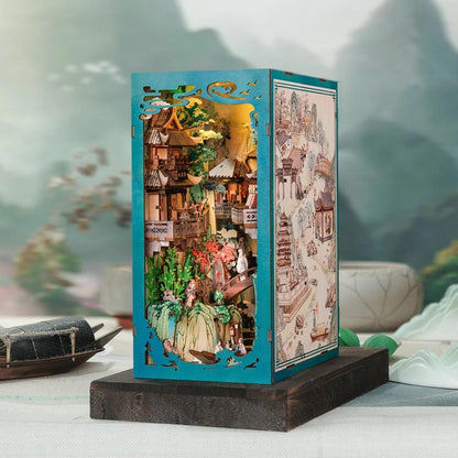 Su Dongpo's Life DIY Book Nook Kit | Bookshelf Inserts