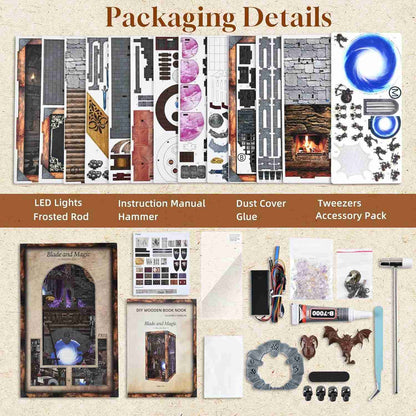 Sword and Magic DIY Book Nook Kit