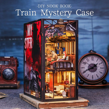 Train Mystery Case | DIY Book Nook Kit | Detective Agency Series
