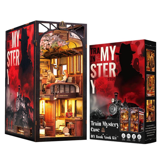 Train Mystery Case | DIY Book Nook Kit | Detective Agency Series
