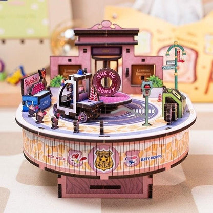Zootopia 3D Wooden Puzzles | Music Box