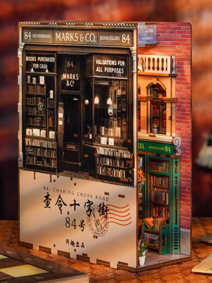 Old England Bookstore DIY Book Nook | 84 Charing Cross Road Inspired