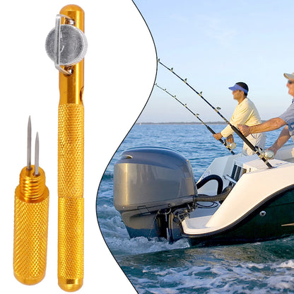 Fishing Knot Quick Tying Tool Line Snip Hook Nipper Tie Knotter Multi-Function Outdoor Quick Fishing Line Knot Tool